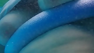 Bbw duca wife gets naked in the pool