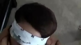 Wife blindfolded and shared with friend